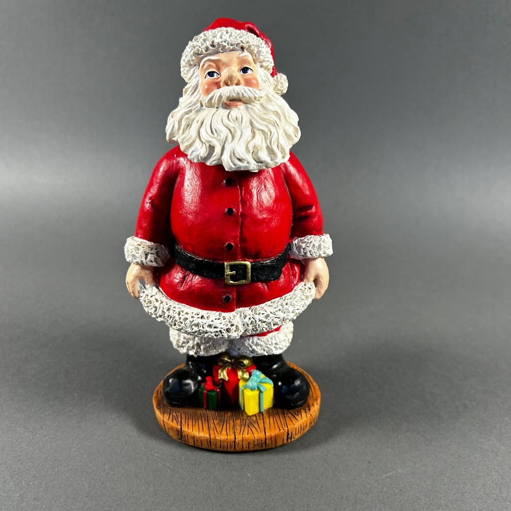 Santa Claus Bobblehead Figurine Christmas Holiday Decor Red Suit 6.5 Inch